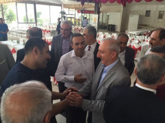 Miroğlu, Partililerle Bayramlaştı