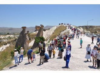 Kapadokya’da Bayram Yoğunluğu