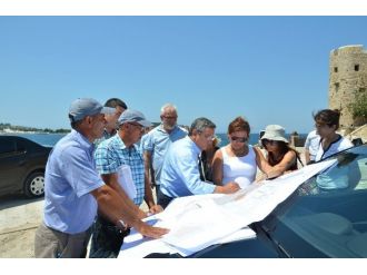 Güvercinada’da Çevre Düzenleme Çalışmaları Sürüyor