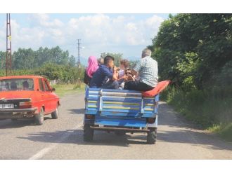 Tarım Aracında Tehlikeli Yolculuk