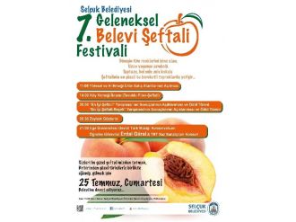 Selçuk İlçesi Şeftali Festivali İle Renklenecek