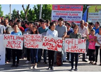 Suruç’taki Patlama Şırnak’ta Protesto Edildi