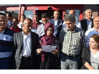 Suruç’taki Saldırı Yüksekova’da Protesto Edildi