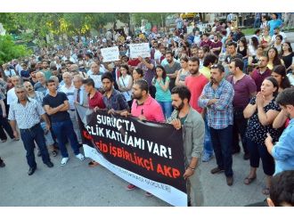 Suruç’ta Yaşanan Patlama Kocaeli’de Protesto Edildi
