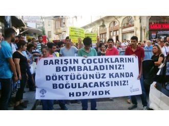 Suruç’taki Patlama Hatay’da Protesto Edildi