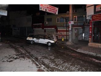 Şırnak’ta Askerin Aracı Ateşe Verildi