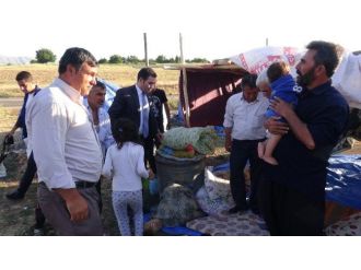 Doğanşehir Kaymakamı Irgatoğlu’ndan Mevsimlik İşçilere Ziyaret