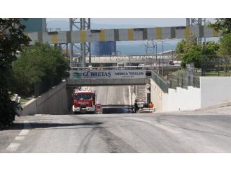 Gübre Fabrikasında Yangın Alarmı