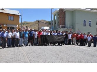 Pülümür’de Suruç Protestosu