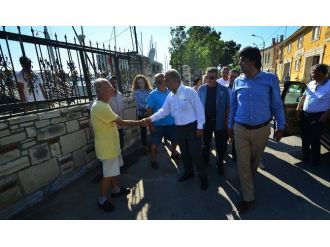 Kocaoğlu Ve Demirağ İskelede İncelemelerde Bulundu