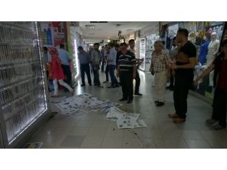 Yeraltı Çarşısında Bıçaklı Kavga