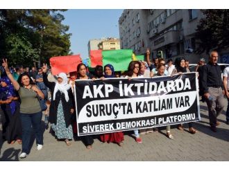 Barış Ve Demokrasi Platformu’ndan ’Suruç’ Protestosu