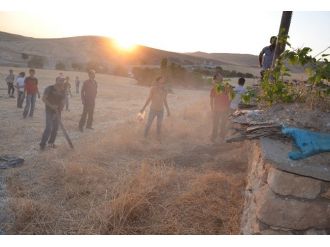 Silvan’da 2 Ev Tamamen Kül Oldu