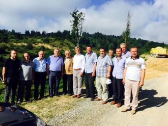 Milletvekili İnci Ve Başkan Akcan Acelle Yaylasında İncelemelerde Bulundu