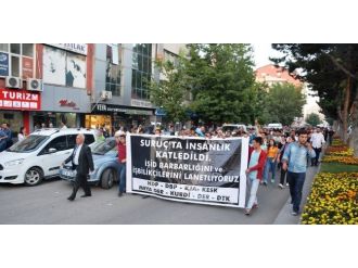 Suruç Katliamı Tatvan’da Kınandı