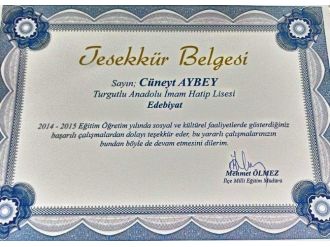 Mehmet Akif Tiyatrosu Ödül Kazandırdı