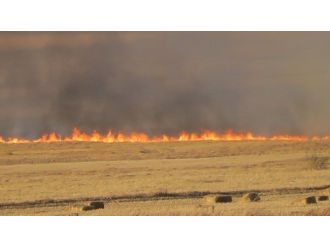 Kulu’da Anız Yangını