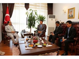 Başkonsolos Jeon Vali Coş’u Ziyaret Etti