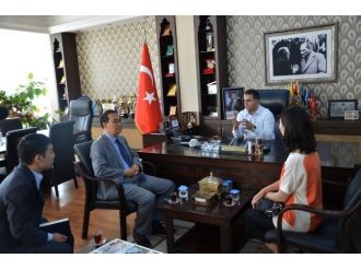 Kore Büyükelçisi Cho; Başkan Aksoy’u Ziyaret Etti