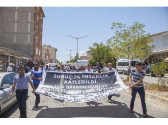 Suruç’taki Patlama Ahlat’ta Kınandı