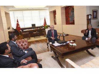 Kılıçdaroğlu, Çevre Mühendisleri Odası Başkanı Güvenç İle Görüştü