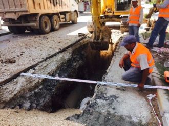 Aski’den Hayal Park Civarına Yeni Kanalizasyon Hattı