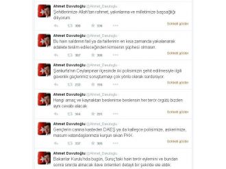 Başbakan Davutoğlu’ndan ‘Suruç’ Ve ‘Ceylanpınar’ Açıklaması