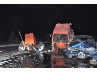 Korkunç Kazada Şans Ederi Ölen Olmadı