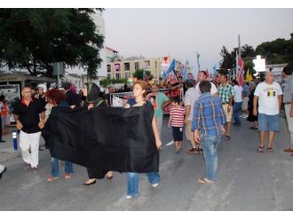 Didim’de Suruç Protestosu