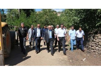 Vali Köşger Köy Hizmetlerini İnceledi