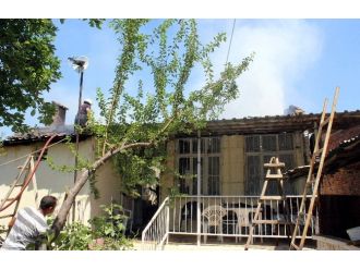 Bahçeyi Temizlemek İsterken Evini Yaktı