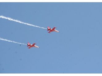 Yozgat’ta Türk Yıldızlarının Hazırlık Gösterileri İlgi İle İzlendi