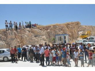 Köylülerden, Taş Şantiyesi Kaldırılsın Eylemi