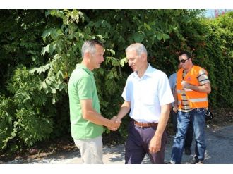 Başkan Dişli, Poyrazlar’daki Asfalt Çalışmalarını İnceledi