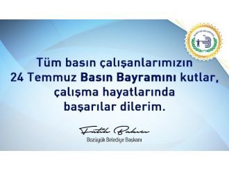 Başkan Bakıcı Gazetecilerin Basın Bayramını Kutladı