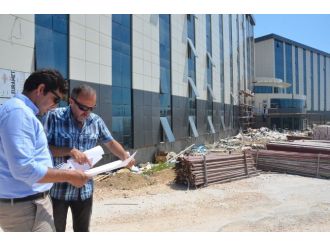 Belediye Başkan Yardımcısı Ay, Kyk Öğrenci Yurdu İnşaatındaki Çalışmaları İnceledi