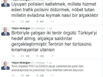 Başbakan Yardımcısı Akdoğan: Terörün Her Türlüsünü Kınamayanlar Utansın