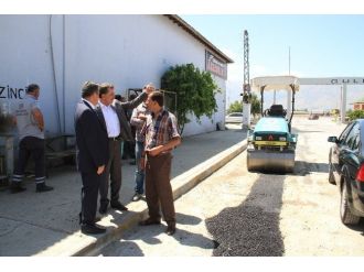 Yeni Sanayi Sitesinde Asfalt Tamiratı Çalışmalarına Başlandı