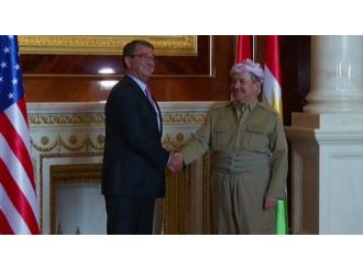 Abd Savunma Bakanı Barzani’yle Görüştü
