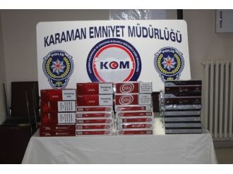 Karaman’da Kaçak Sigara Operasyonu