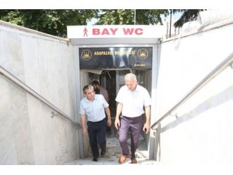 Adapazarı Belediyesi Yer Altı Tuvaletinde Tadilat Başladı