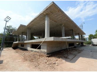 Fitness Salonu İnşaatı Devam Ediyor