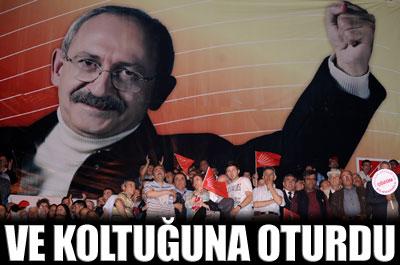 Kılıçdaroğlu, koltuğuna oturdu 