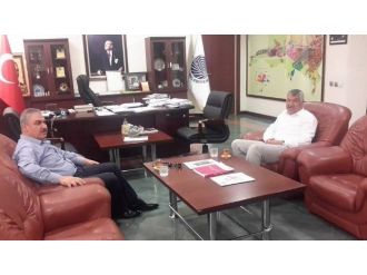 Kaymakam Okur’dan Başkan Karalar’a Veda Ziyareti