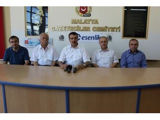 Tüfenkci Malatya Gazeteciler Cemiyeti’ni Ziyeret Etti