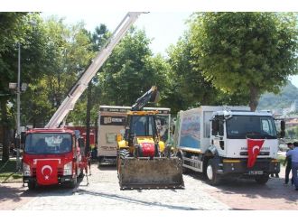 Amasra Belediyesi Yeni Araçlarını Hizmete Soktu