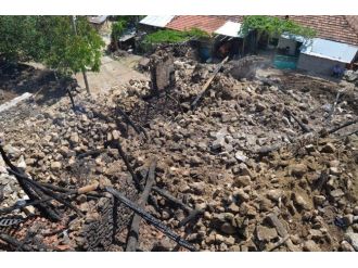 Selendi’de Yangının Ardından Çalışmalar Başladı