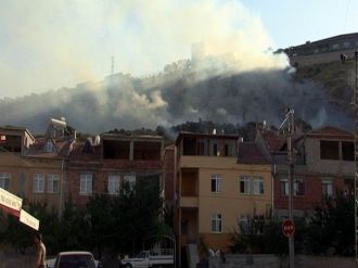 Anız Yangını İtfaiyeyi Hareket Geçirdi