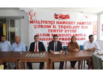 Mhp Çorum Teşkilatı Gazetecilerle Bir Araya Geldi