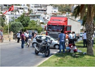 Bodrum’da Kaza Ucuz Atlatıldı